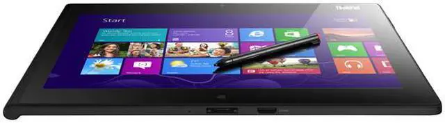 Alt view image 3 of 5 - ThinkPad Tablet 2 (367929U) 2GB Memory 10.1" 1366 x 768 Tablet Windows 8 Pro 32-bit Black