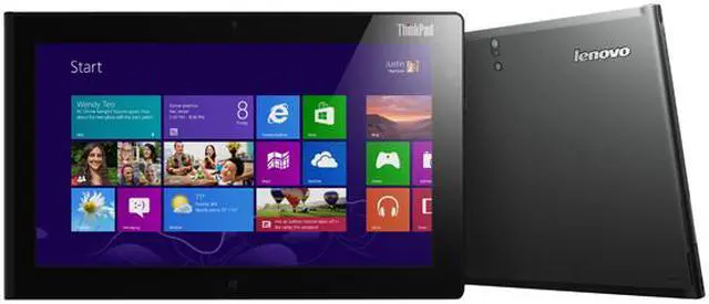 Alt view image 5 of 5 - ThinkPad Tablet 2 (367929U) 2GB Memory 10.1" 1366 x 768 Tablet Windows 8 Pro 32-bit Black