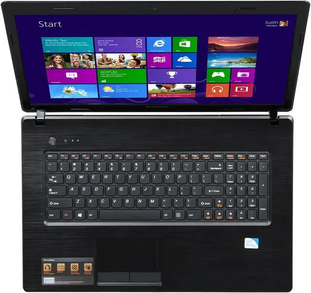 Alt view image 6 of 8 - Lenovo Laptop Intel Pentium 2020M 4GB Memory 500GB HDD Intel HD Graphics 17.3" Windows 8 G780 (59359270)