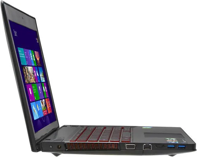 Alt view image 4 of 8 - Lenovo IdeaPad - 15.6" NVIDIA GeForce GT 750M SLI - Intel Core i7-4700MQ  - 12GB Memory - 8 GB SSD - Windows 8 - Gaming Laptop - (Y510p (59362706) )