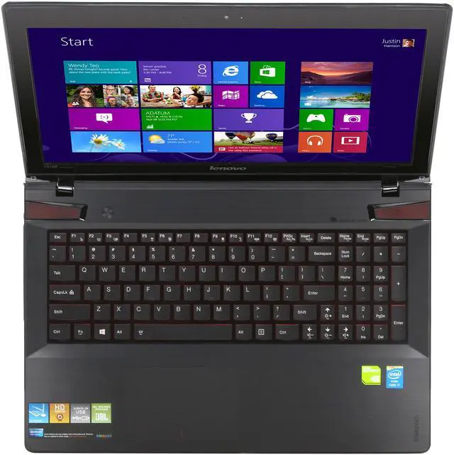 Alt view image 6 of 8 - Lenovo IdeaPad - 15.6" NVIDIA GeForce GT 750M SLI - Intel Core i7-4700MQ  - 12GB Memory - 8 GB SSD - Windows 8 - Gaming Laptop - (Y510p (59362706) )