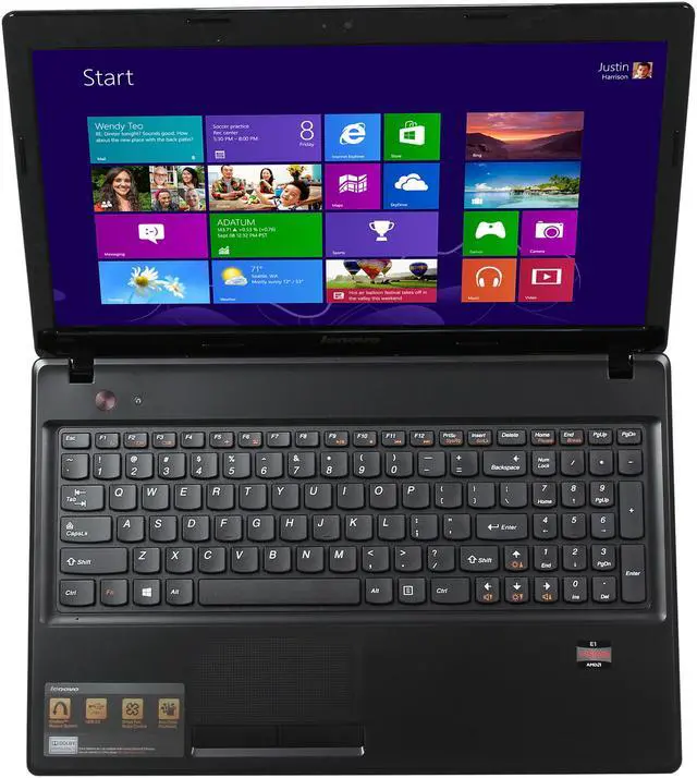 Alt view image 6 of 8 - Lenovo Laptop AMD E1-1500 4GB Memory 500GB HDD AMD Radeon HD 7310 15.6" Windows 8 G585 (59363253)