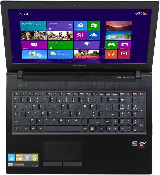 Alt view image 6 of 8 - Lenovo Laptop AMD A10-5750M 6GB Memory 1TB HDD AMD Radeon HD 8650G 15.6" Non-Touch Screen Windows 8 G505s (59373010)