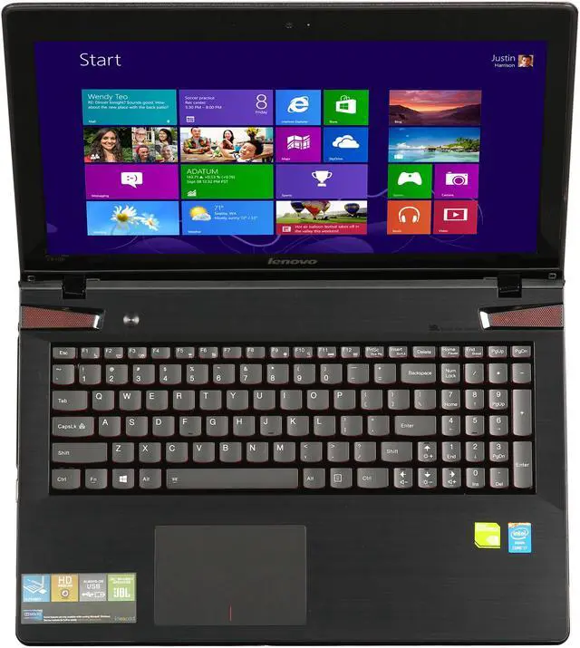 Alt view image 6 of 8 - Lenovo IdeaPad - 15.6" Dual NVIDIA GeForce GT 750M SLI - Intel Core i7-4700MQ  - 8GB Memory - - Windows 8 - Gaming Laptop - (Y510p (59375625) )