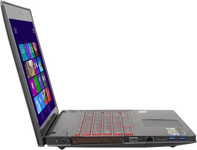 Alt view image 4 of 8 - Lenovo IdeaPad - 15.6" NVIDIA GeForce GT 750M SLI - Intel Core i7-4700MQ  - 16GB Memory - 24 GB SSD - Windows 8 - Gaming Laptop - (Y510p (59375627) )