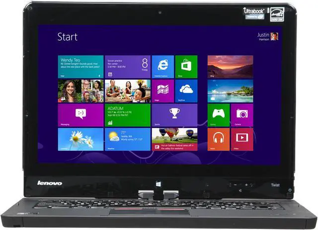 Alt view image 2 of 10 - ThinkPad Twist 12.5" Intel Core i5-3317U 4GB Memory DDR3 Windows 8 64-bit S230U