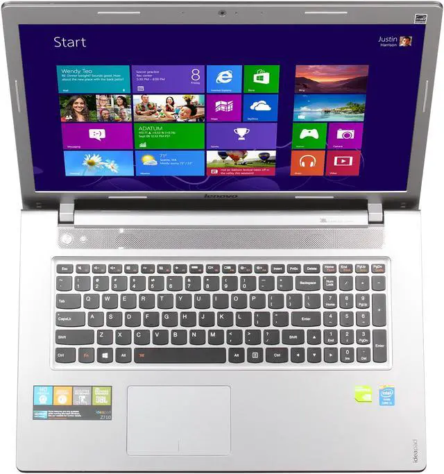 Alt view image 6 of 8 - Lenovo IdeaPad Z710 17"  Intel Core i5 4200M 6GB 1TB Win 8 (59387522)