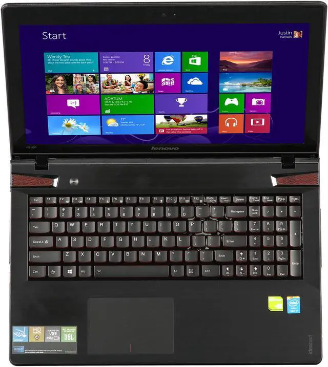 Alt view image 6 of 8 - Lenovo IdeaPad Y510p (59385820) Intel Core i7 4700MQ(2.40GHz) 16GB Memory 1TB + 8GB SSHD Hybrid Drive 15.6" Notebook Windows 8