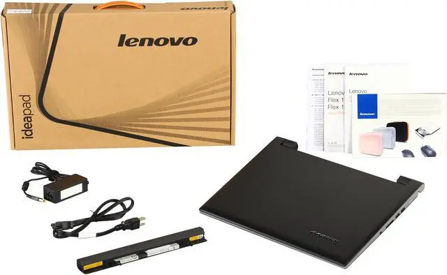 Alt view image 9 of 9 - Lenovo 2-in-1 Notebook IdeaPad Intel Core i3-4010U 4GB Memory 500GB HDD 8GB NAND Flash SSHD SSD Intel HD Graphics 4400 15.6" Touch Screen Windows 8 Flex 15 (59387556)