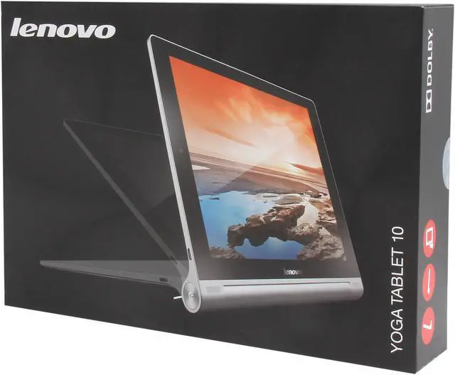 Alt view image 7 of 7 - Lenovo Yoga Tablet 10 - Quad Core 1GB RAM 16GB Flash 10.1" IPS Display Multimode Tablet Android 4.2 (59387999)