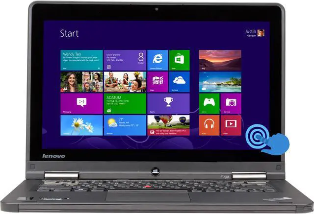 Alt view image 2 of 10 - ThinkPad YOGA 2-in-1 Ultrabook -  Intel Core i5 4200U (1.60GHz) 4GB RAM 128GB SSD 12.5" Full HD Touchscreen Windows 8.1 (20CD0032US)