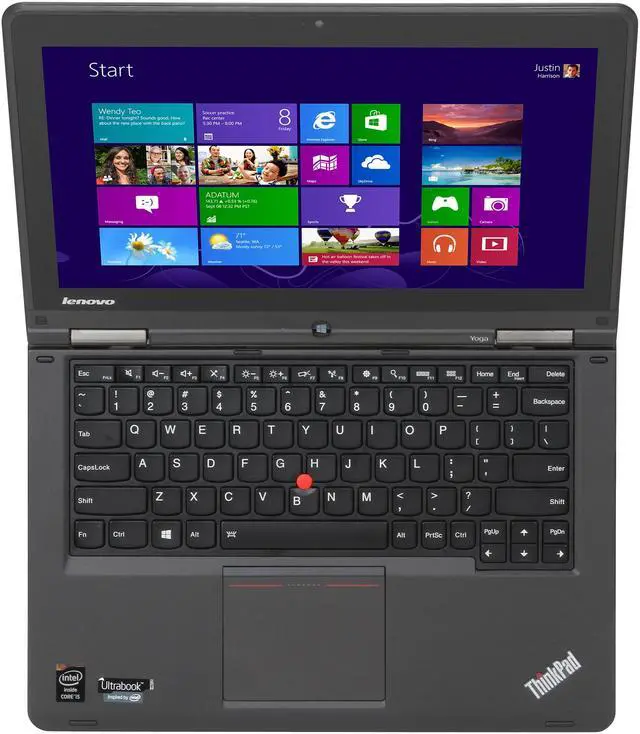 Alt view image 7 of 10 - ThinkPad YOGA 2-in-1 Ultrabook -  Intel Core i5 4200U (1.60GHz) 4GB RAM 128GB SSD 12.5" Full HD Touchscreen Windows 8.1 (20CD0032US)