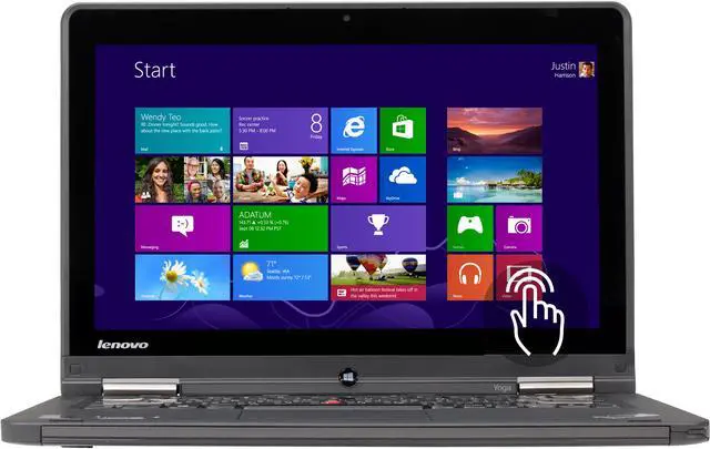 Main image of ThinkPad YOGA 2-in-1 Ultrabook -  Intel Core i7 4500U (1.80GHz) 8GB RAM 256GB SSD 12.5" Full HD Touchscreen Windows 8.1 (20CD0033US)