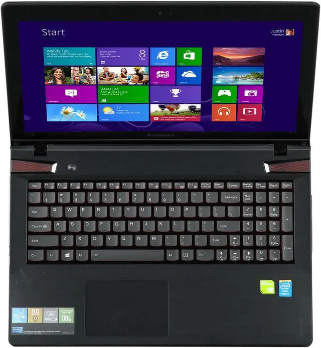 Alt view image 6 of 8 - Lenovo IdeaPad - 15.6" NVIDIA GeForce GT 750M SLI - Intel Core i7-4700MQ  - 16GB Memory - 24 GB SSD - Windows 8 - Gaming Laptop - (Y510p (59RF0427) )