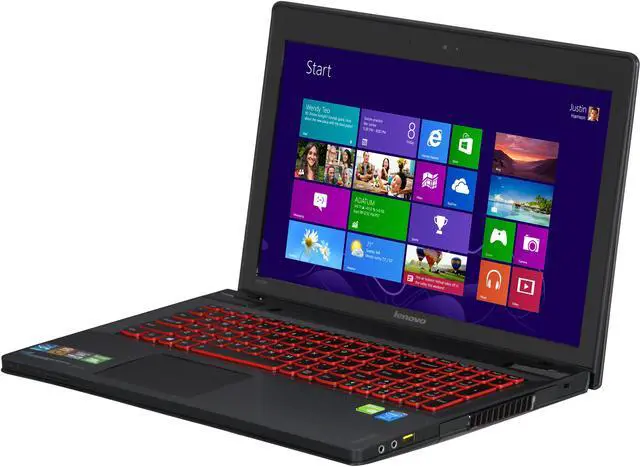 Main image of Lenovo IdeaPad - 15.6" Dual NVIDIA GeForce GT750M Discrete Graphics (SLI) - Intel Core i7-4700MQ  - 16GB Memory - 24 GB SSD - Windows 8 - Gaming Laptop - (Y510P (59375624) )