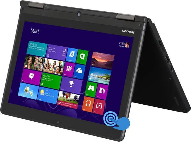 Main image of Lenovo ThinkPad Yoga 2in1 / Ultrabook - Core i3 4GB Memory 500GB SSHD 12.5”Touchscreen Windows 8.1 (20CD00BDUS)