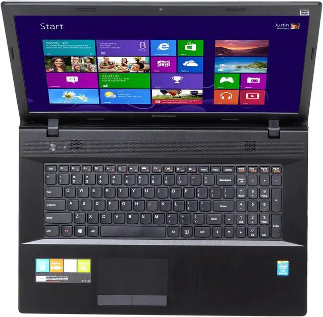 Alt view image 6 of 8 - Lenovo Laptop G710 Intel Pentium 3550M 4GB Memory 500GB HDD Intel HD Graphics 17.3" Windows 8.1 59410273