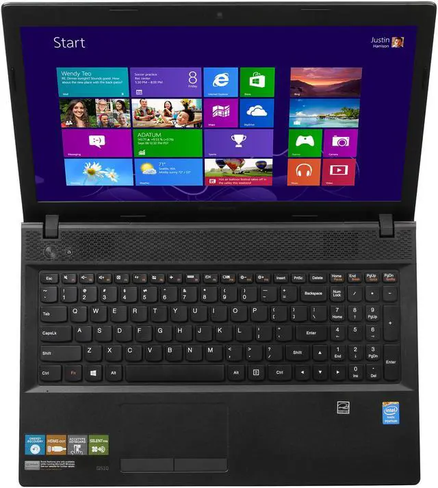 Alt view image 14 of 16 - Lenovo Laptop IdeaPad Intel Pentium 3550M 4GB Memory 500GB HDD Intel HD Graphics 4000 15.6" Windows 8.1 G510 (59406750)