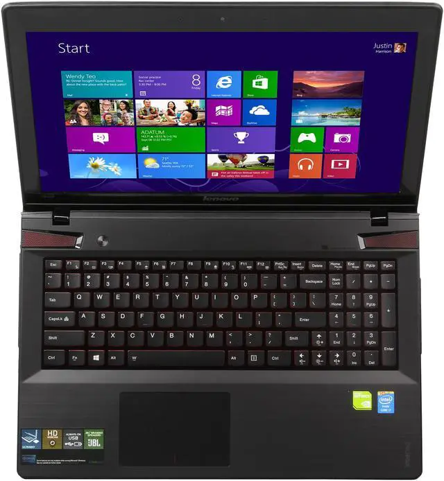 Alt view image 6 of 8 - Lenovo IdeaPad - 15.6" Dual NVIDIA GeForce GT 755M SLI - Intel Core i7-4700MQ  - 8GB Memory - - Windows 8.1 64-Bit - Gaming Laptop - (Y510p (59406636) )