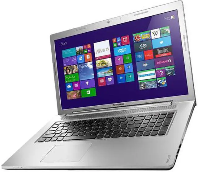 Alt view image 3 of 17 - Lenovo Laptop IdeaPad Intel Core i7-4700MQ 16 GB, DDR3L, 1600 MHz (2 x 8GB) Memory 1TB HDD 8 GB SSD NVIDIA GeForce GT 745M 17.3" Non-Touch Screen Windows 8.1 Z710 (59406361)