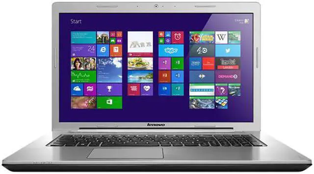 Alt view image 2 of 17 - Lenovo Laptop IdeaPad Intel Core i7-4700MQ 16 GB, DDR3L, 1600 MHz (2 x 8GB) Memory 1TB HDD 8 GB SSD NVIDIA GeForce GT 745M 17.3" Non-Touch Screen Windows 8.1 Z710 (59406361)