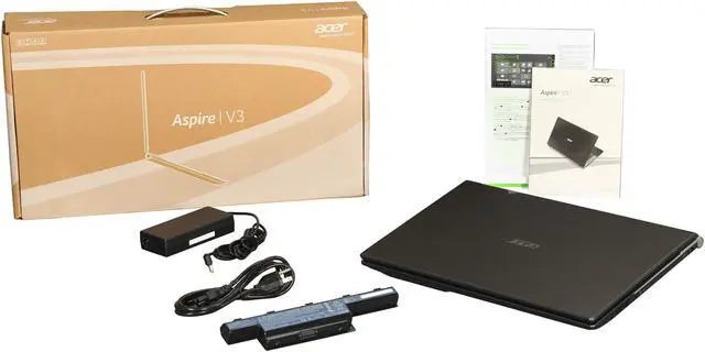 Alt view image 8 of 8 - Acer Laptop Aspire Intel Core i7-3630QM 12GB Memory 1TB HDD 128 GB SSD NVIDIA GeForce GT 730M 17.3" Windows 8 V3-771G-9823