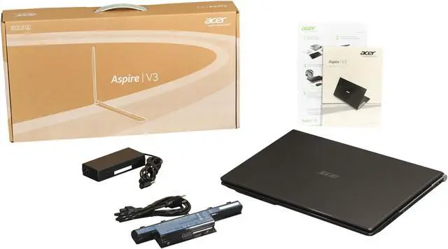 Alt view image 8 of 8 - Acer Laptop Aspire Intel Core i7-3630QM 8GB Memory 1TB HDD NVIDIA GeForce GT 730M 17.3" Windows 8 V3-771G-9441