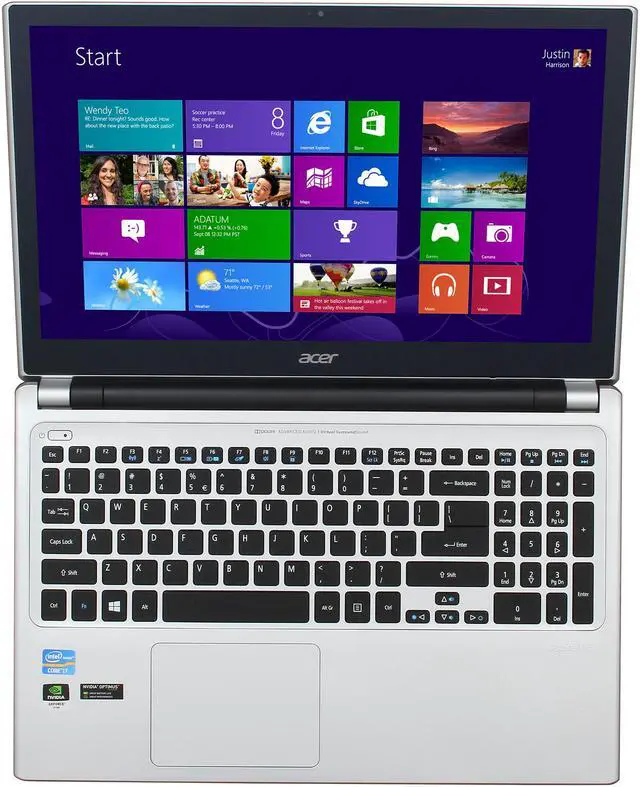 Alt view image 6 of 8 - Acer Aspire 15.6" Intel Core i7-3537U 8GB Memory Windows 8 V5-571PG-9814
