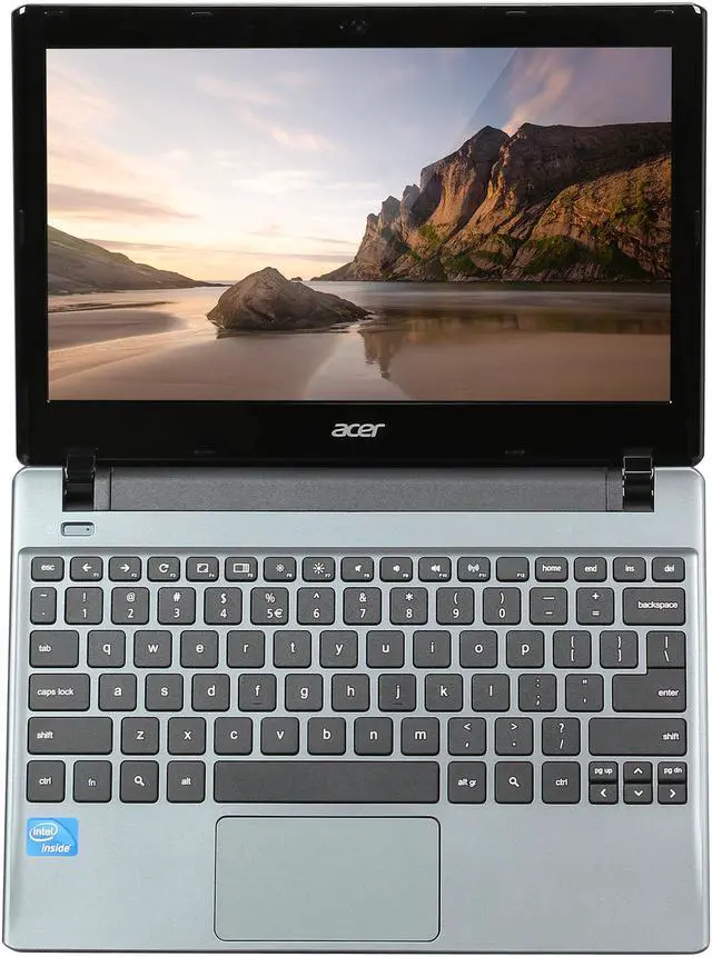 Alt view image 6 of 8 - Acer Chromebook Intel Celeron 847 4GB Memory 320GB HDD 11.6" Chrome OS C710-2055