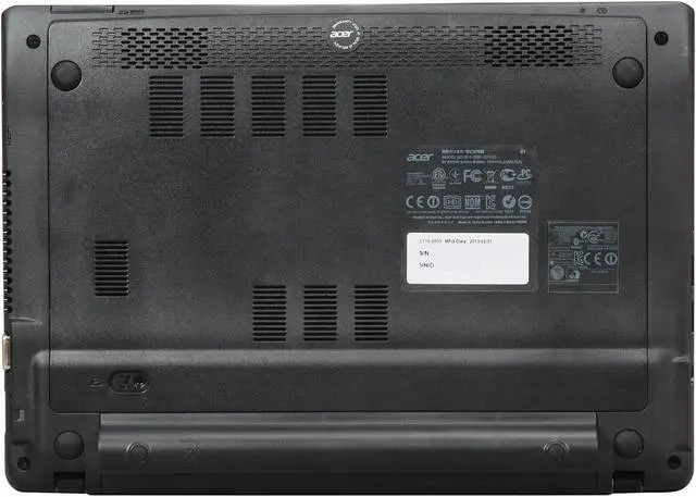 Alt view image 7 of 8 - Acer Chromebook Intel Celeron 847 4GB Memory 320GB HDD 11.6" Chrome OS C710-2055