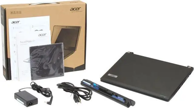 Alt view image 8 of 8 - Acer TravelMate P6 TMP633-M-6639 Intel Core i3 4GB Memory 500GB HDD 13.3" Notebook Windows 7 Professional 64-bit
