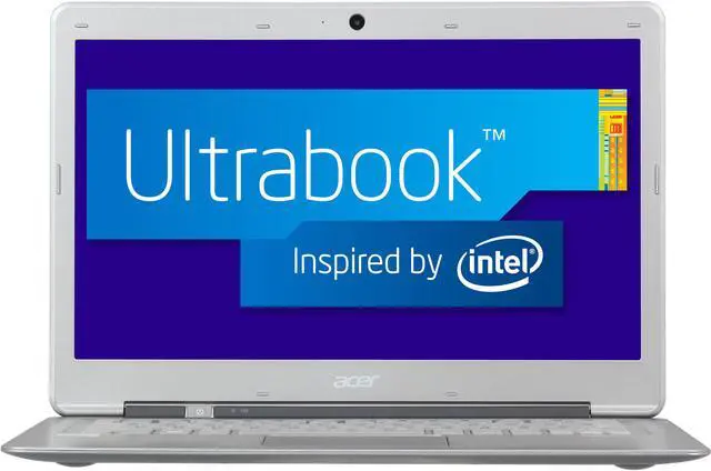 Main image of Acer S3-391-6046 Ultrabook Intel Core i3 2367M (1.40 GHz) 320 GB HDD 20 GB SSD Intel HD Graphics 3000 Shared memory 13.3" Windows 8 (Manufacturer Recertified)