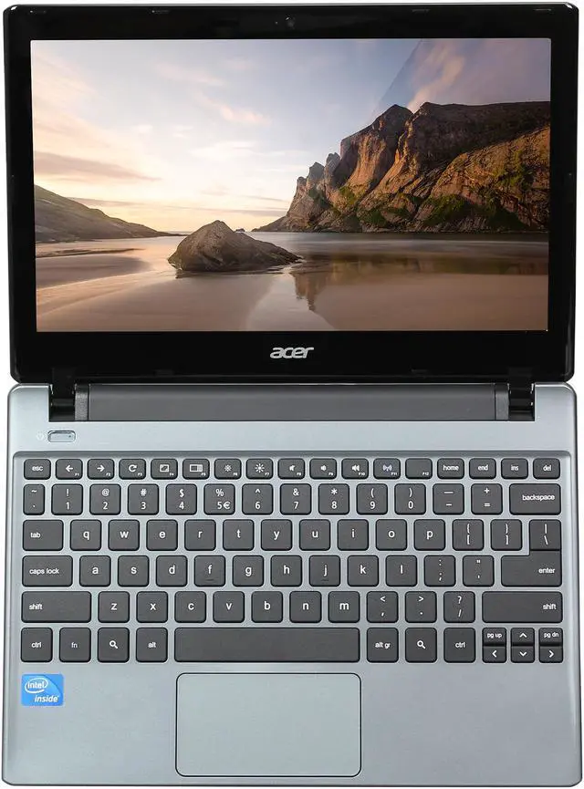 Alt view image 6 of 8 - Acer Chromebook Intel Celeron 847 2GB Memory 16 GB SSD 11.6" Chrome OS C710-2833