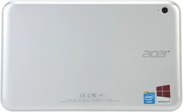 Alt view image 4 of 7 - Acer Iconia Tab W Series W3-810-1600 2GB DDR2 Memory 8.1" 1280 x 800 Tablet Windows 8 White
