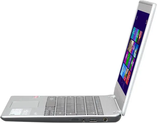 Alt view image 2 of 8 - Acer Laptop Aspire AMD A6-1450 6GB Memory 500GB HDD AMD Radeon HD 8250 11.6" Touch Screen Windows 8 V5-122P-0637