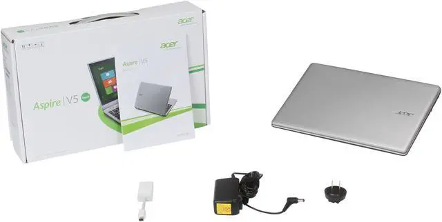 Alt view image 8 of 8 - Acer Laptop Aspire AMD A6-1450 6GB Memory 500GB HDD AMD Radeon HD 8250 11.6" Touch Screen Windows 8 V5-122P-0637