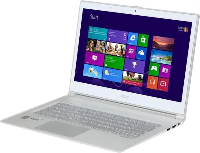 Alt view image 2 of 8 - Acer S7 Intel Core i7 8GB 256GB SSD 13.3" FHD Touchscreen Ultrabook (S7-392-9890)