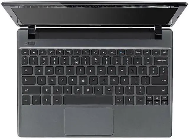 Alt view image 4 of 7 - Acer Aspire Intel Celeron 847 1.1GHz 2GB Memory 16GB SSD 11.6" Chromebook Chrome OS C710-2826