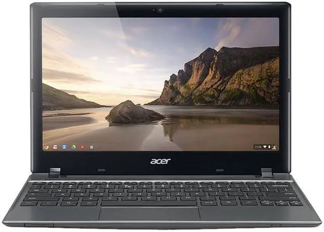 Alt view image 2 of 7 - Acer Aspire Intel Celeron 847 1.1GHz 2GB Memory 16GB SSD 11.6" Chromebook Chrome OS C710-2826