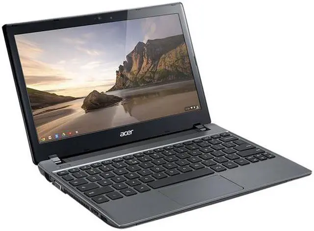 Alt view image 3 of 7 - Acer Aspire Intel Celeron 847 1.1GHz 2GB Memory 16GB SSD 11.6" Chromebook Chrome OS C710-2826