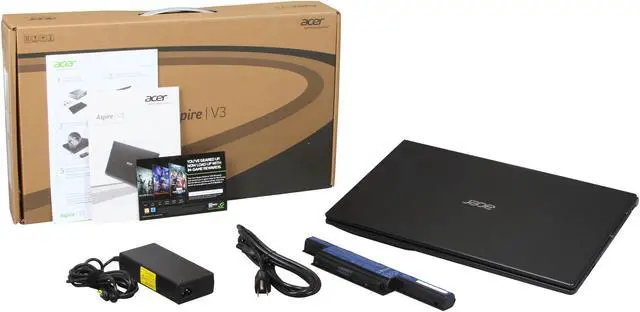 Alt view image 8 of 8 - Acer Aspire - 17.3" NVIDIA GeForce GTX 760M - Intel Core i7-4702MQ - 12GB Memory - 120 GB SSD - Windows 8 64-bit - Gaming Laptop - (V3-772G-9460 )