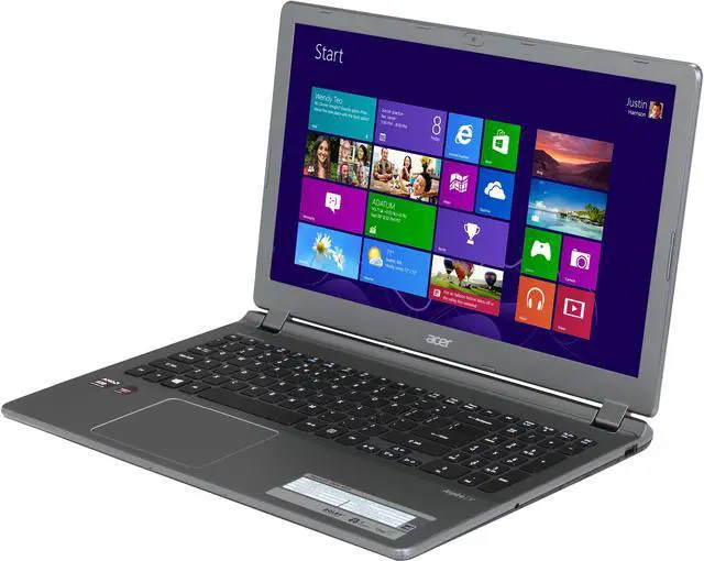 Main image of Acer - 15.6" AMD Radeon HD 8750M - AMD A10-5757M  - 6GB Memory - - Windows 8 64-Bit - Gaming Laptop - (V5-552G-X414 )