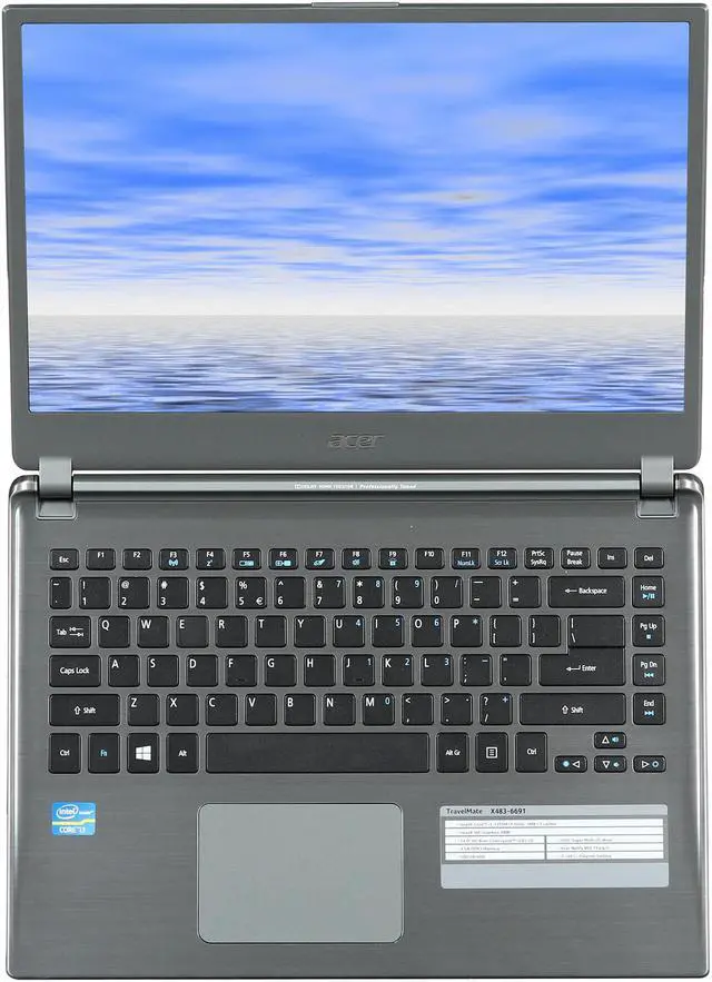 Alt view image 6 of 8 - Acer Laptop TravelMate Intel Core i3-2375M 4GB Memory 500GB HDD Intel HD Graphics 3000 14.0" Non-Touch Screen Linpus Linux TMX483-6691