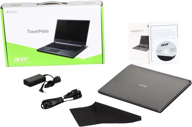 Alt view image 8 of 8 - Acer Laptop TravelMate Intel Core i3-2375M 4GB Memory 500GB HDD Intel HD Graphics 3000 14.0" Non-Touch Screen Linpus Linux TMX483-6691