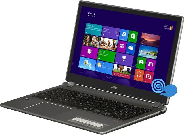 Main image of Acer Laptop Aspire AMD A10-5757M 8GB Memory 1TB HDD AMD Radeon HD 8650G 15.6" Touch Screen Windows 8 V5-552P-X440