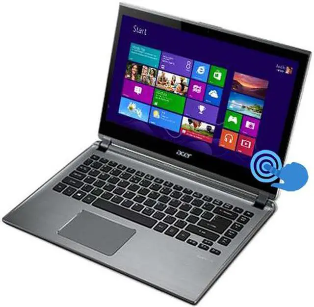 Main image of Acer Ultrabook Aspire M Intel Core i5-3337U 6GB Memory 500GB HDD 20 GB SSD Intel HD Graphics 4000 14.0" Touch Screen Windows 8 64-bit M5-481PT-6819 (NX.M3WAA.007)
