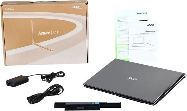 Alt view image 8 of 8 - Acer Laptop Aspire Intel Core i5-3230M 4GB Memory 500GB HDD Intel HD Graphics 4000 15.6" Non-Touch Screen Windows 7 Home Premium 64-Bit V3-571-6492