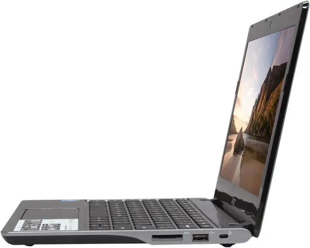 Alt view image 2 of 8 - Acer Chromebook C720-2848 Intel Celeron 2955U 2GB RAM 16GB SSD 11.6" Chrome OS