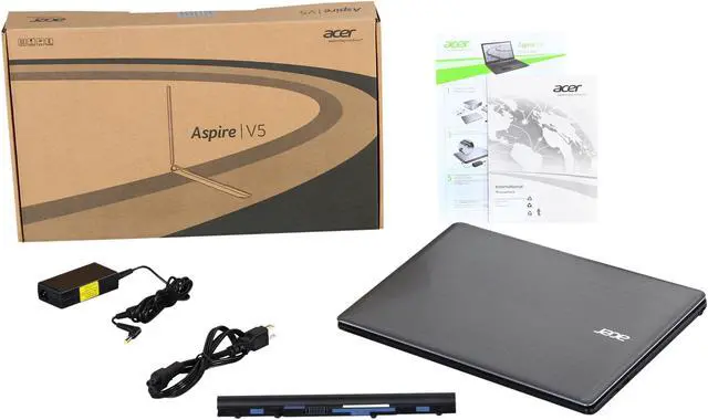 Alt view image 8 of 8 - Acer Laptop Aspire Intel Core i5-4200U 6GB Memory 500GB HDD AMD Radeon R7 M265 2 GB 15.6" Windows 8.1 V5-561G-6407