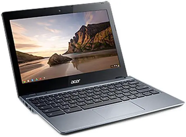 Alt view image 3 of 7 - Acer Chromebook Intel Celeron 2955U 4GB Memory 16 GB SSD 11.6" Non-Touch Screen Chrome OS C720-2844 (NX.SHEAA.004)